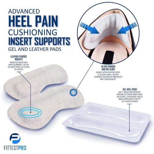 Plantar Fasciitis Foot Pain Relief 14-Piece Kit – Premium Planter Fasciitis Support, Gel Heel Spur & Therapy Wraps, Compression Socks, Foot Sleeves, Arch Supports, Heel Cushion Inserts & Grips