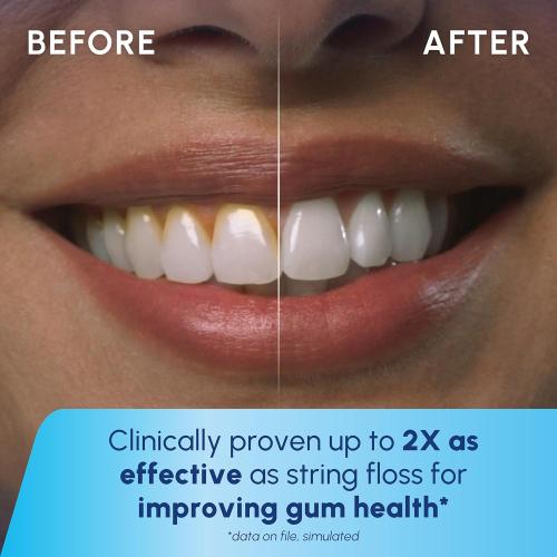 Waterpik Cordless Express Water Flosser, Battery Operated & Portable for Travel & Home, ADA Accepted, Waterproof for Shower Use, White WF-02, Packaging May Vary