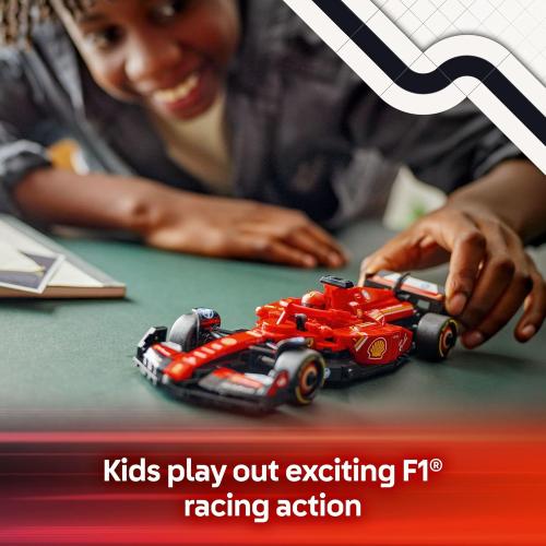 LEGO Speed Champions Ferrari SF-24 F1 Race Car Toys - Building Sets for Kids, Boys & Girls, Ages 10  - Ferrari F1 Model Car Kits for Display or Play - Gift Ideas for Birthdays and Fans - 77242