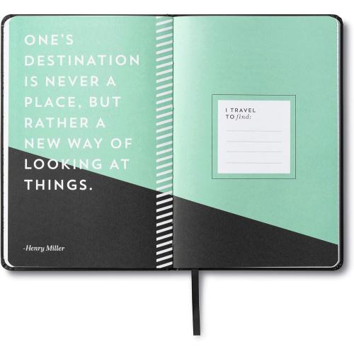 Everywhere You Go: A Guided Travel Journal with Prompts by Compendium