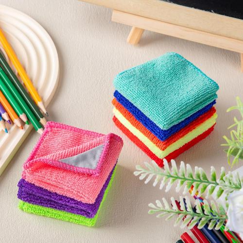 8 Pcs Magnetic Cleaning Cloth Dry Erase Reusable Magnetic Microfiber Whiteboard Cleaning Cloth Towel for Dry Erase Board Whiteboard Classroom Home Office(Multiple Colors,6 x 6 Inch)