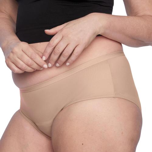 Size S.....Thinx For All Leaks Hip-Hugger Underwear, Holds up to 100ml or 6tbps or 1/4 Cup Worth of Liquid*, Light Absorbency Incontinence Underwear for Women, Feminine Care, Beige,