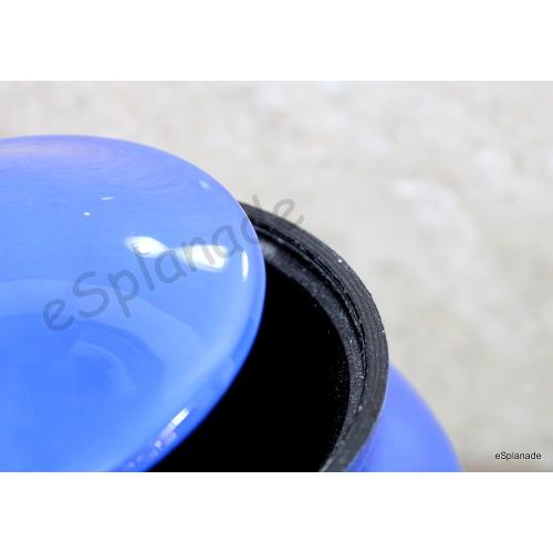 eSplanade Metal Cremation Urn Memorial Jar Pot Container | Full Size Urn for Funeral Ashes Burial | Butterfly Print | Blue - 10 Inches
