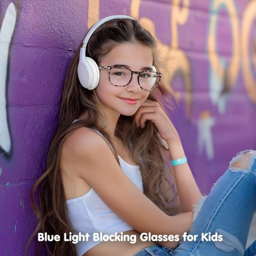 CHEERS DEVICES Blue Light Blocking Glasses for Kids Boys Girls Teens - Computer Glasses with Unbreakable Frame and Anti-Glare