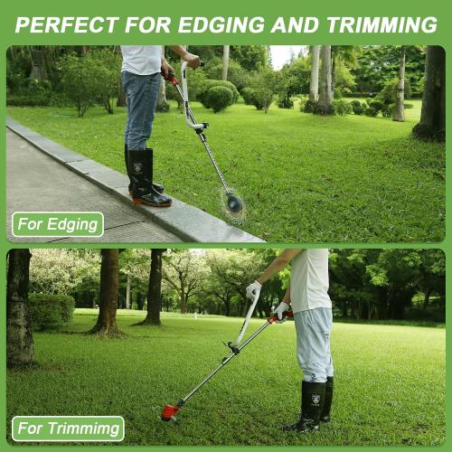 Weedeater Handle, Weedeater Handle Extension, Ergonomic Trimmer Handle Grip, String Trimmer Handle, Lawn Trimmer Handle Grip, Extension for Trimming, Lawn Care and Landscaping 17.7IN