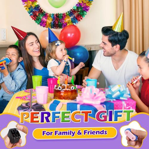 16PCS 3D Printed Fidget Toys, Sensory Toys for Kids with Autism ADHD, Classroom Treasure Box & Calm Down Corner Must Haves, Stress Relief Gifts for Kids Teens Adults