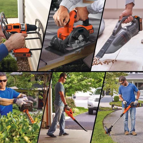 Black Replacement for Black and Decker 20V Lithium Battery,Compatible with Weed Eater 20V LBXR20 LB2X4020 LBXR2020-OPE LBXR20-OPE2 LBXR20B-2 LB2X3020-OPE LBXR20BT 20 Volt Max Power Tools