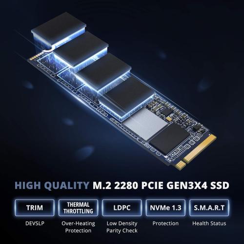 Pioneer 2TB NVMe SSD PCIe M.2 2280 Gen 3x4 TLC Internal High Speed Read/Write up to 3400/3000MB/s Solid State Drive, 1600 TBW, PC Laptop Compatible (APS-SE20G-1T)
