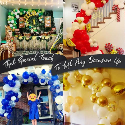 Safari Balloon Arch Kit & Safari Balloon Garland Kit 16Ft | Easy to Assemble with Video & eBook Instructions |