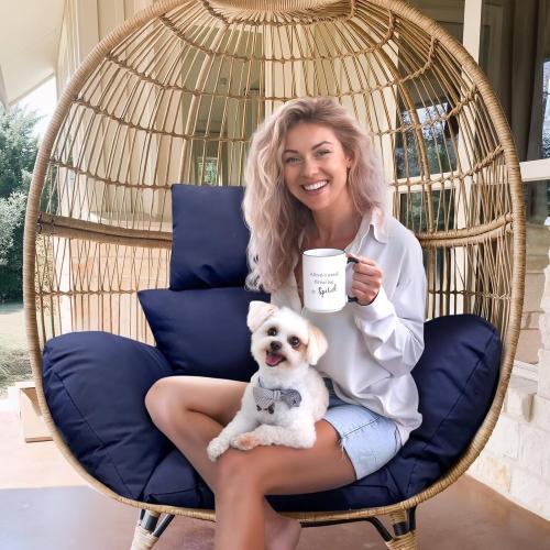 COLOR GREEN ❗❗Egg Chair Cushion Replacement Detachable Basket Egg Chair Cushion Washable Waterproof Thicken Hanging Basket Pad | Detachable Basket Egg Chair Cushion Washable Waterproof Thicken Hanging Basket Pad for Garden Bakyard