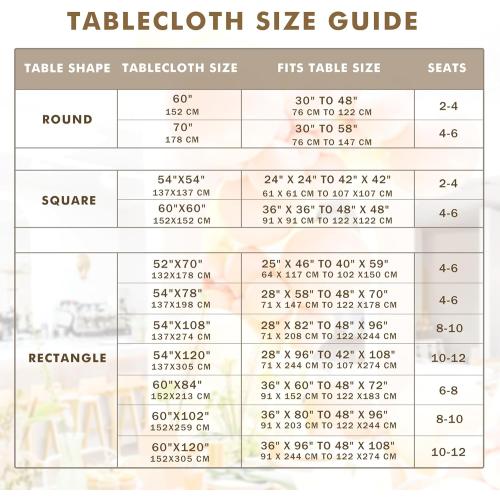 Nasitos 2 Pack Vinyl Tablecloth Rectangle 60x120 Inch-Beige Tablecloth Wrinkle Resistant Waterproof Oil-Proof Flannel Backed Tablecloth, Wipeable Plastic Table Cover for Dinner, Kitchen, Outdoor