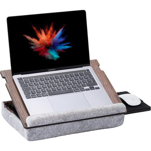 Lap Desk for Laptop - Laptop Tray with Cushion, Portable Lap Desk for Lap, Adjustable Lapdesk, Couch Lap top Table for Work, Ergonomic Lap top Stand for Bed