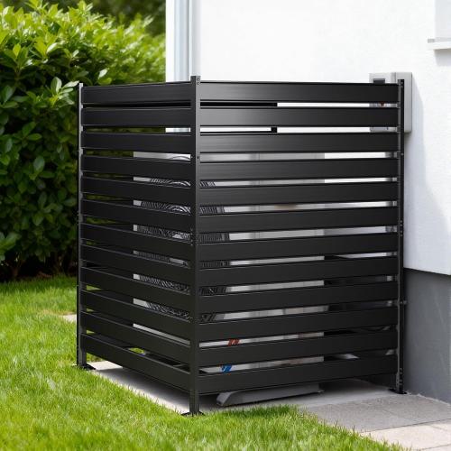 42 H x 38 W (3-Panels) Air Conditioner Fence Screen Trash Can Privacy Fence Panels, Suitable for Pools and Yards, no Digging Required，Privacy Panel
