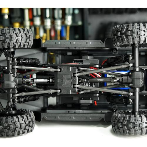 INJORA Drive Shaft Steel Black Front Rear Center Shaft with D Shaped Hole for TRX4M Defender Bronco 1/18 RC Crawler Upgrade, 22g/Set