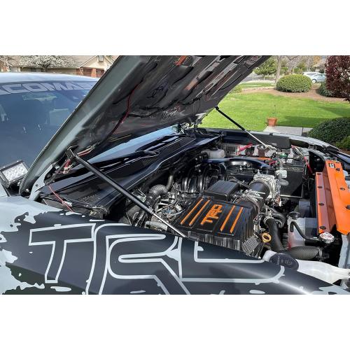Shock Spring Strut Rod Prop Lift Support Gas Hood Damper Kit No Drilling Required for 2016~2023 Toyota Tacoma N300 Pickup Truck