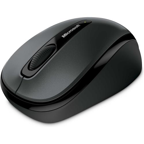 Microsoft Wireless Mobile Mouse 3500 - Loch Ness Gray. Comfortable design, Right/Left Hand Use, Wireless, USB 2.0 with Nano transceiver for PC/Laptop/Desktop, works with for Mac/Windows Computers