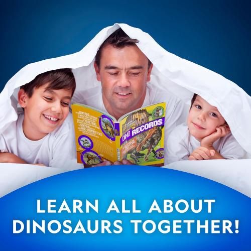 NATIONAL GEOGRAPHIC Dino Fossil Dig Kit & Dinosaur Book for Kids- Excavate a Replica Dinosaur Tooth Fossil and Study Paleontology with a Full-Color Dinosaur Activity Book for Kids (Amazon Exclusive)