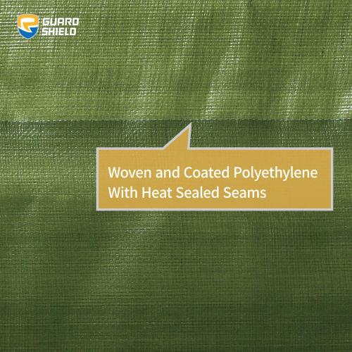 GUARD SHIELD Heavy Duty Tarp 20x30 Feet Green Multi Purpose Thick Waterproof Poly Tarp Cover 10mil