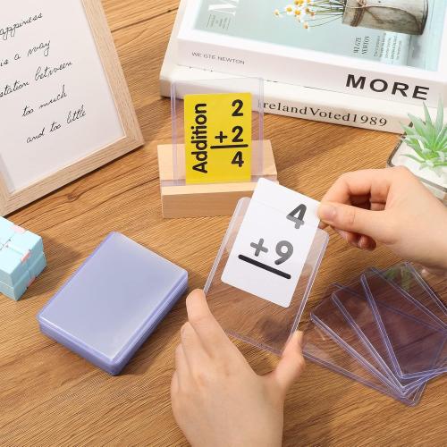 550 Clear Plastic Card Sleeves - 3 x 4 Inches, Protective Holders for Baseball, Sports, Trading & Game Cards