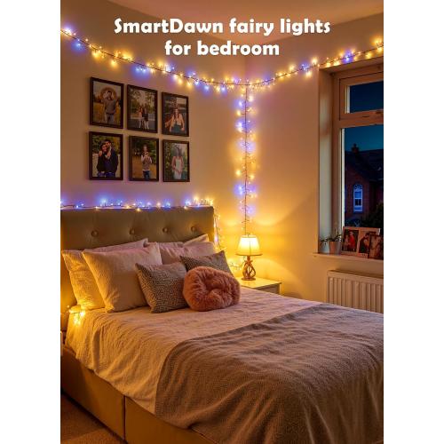 Fairy Lights Plug in, 10FT 200LEDs Twinkle String Lights, Ramadan Decorations Indoor Outdoor for Home Garden Stairs Table Tree, Waterproof, DIY Wreath, Christmas Decor