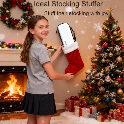 YOREPEK Golf Glove Holder with Removable Glove Shaper, Protective Hard Shell Golf Accessories Case Bag with 2 Dividers Fits Balls, Tees, Markers, Cool Gifts for Golfers