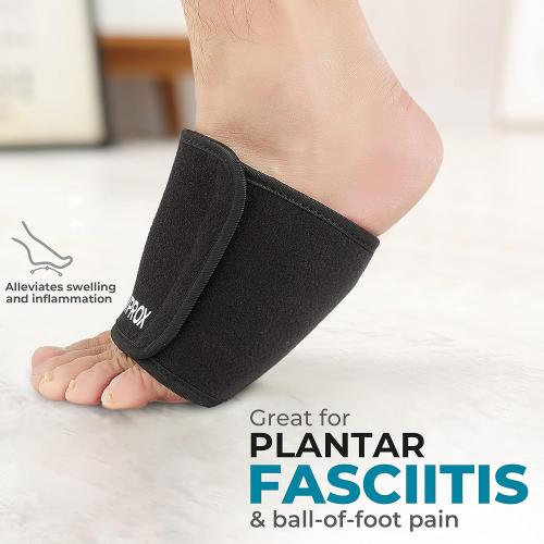 BODYPROX Cold & Hot Therapy Wrap, Reusable Gel Pack for Pain Relief. Great for Sprains, Muscle Pain, Bruises, Injuries, Etc. (Foot, Arm, Elbow, Ankle).