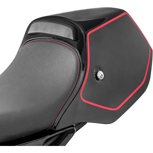 Motorcycle Rear Seat Cowl for XSR900 XSR 900 2022 2023 2024 2025 Passenger Pillion Cover Tail Solo Fairing (Black)