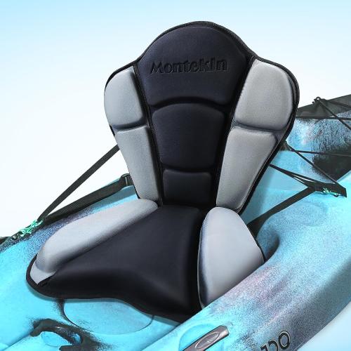 Thickened Kayak Seat with Back Support, Cushioned Paddleboard SUP Seat | Universal Padded Molded Foam Backrest for Sit on Top Kayak, Paddle Board, Canoe - Extra Thick Cushion