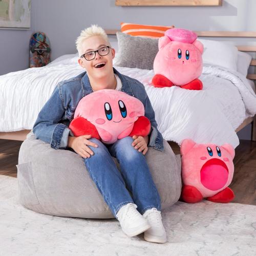 Club Mocchi Mocchi- Kirby Plush - Kirby and Friend Heart Plushie - Squishy Toys - Collectible Cute Stuffed Animals - Gaming Gifts and Game Room Decor - Video Game Collectibles - 15 Inch