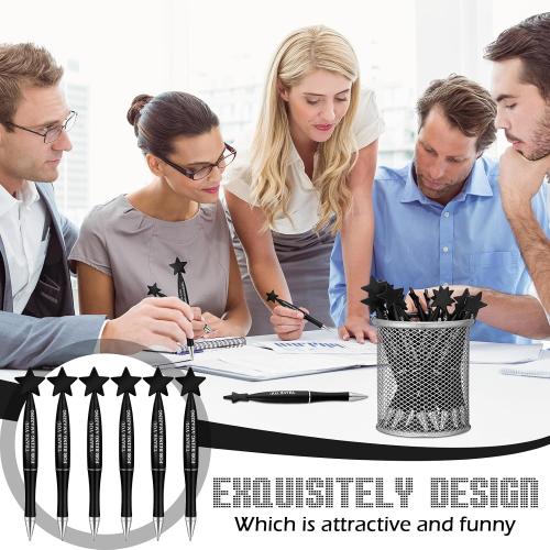 Yeaqee 34 Pcs Vet Tech Appreciation Gifts Bulk Thank You Ballpoint Pens Employee Medical Assistant Appreciation Pens Thank You Gifts for Women Men Custodian Staff Christmas Team(Black)