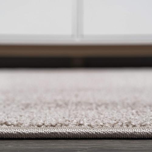 Size Large JONATHAN Y Haze Solid Low-Pile Beige Indoor Area Rug  Coastal,Bohemian,Minimalist,Classic, Easy-Cleaning for Living Room,Bedroom,Kitchen,Pet Friendly,Non-Shedding (SEU100G-4)