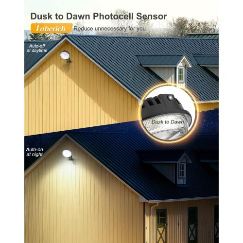 LED Barn Light, 150W 20000LM Yard Area Lights Dusk to Dawn Outdoor Lighting with Photocell 6500K Adjustable Angle Daylight IP66 Waterproof Street Lights for Security/Farmhouse/Garage