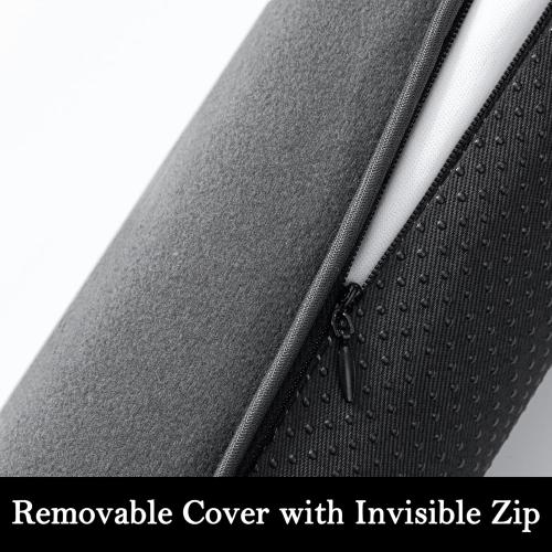 Sunolga Door Draft Stopper Blocks Hot and Cold Air with Removable Washable Cover for Bottom of Door and Window, All-Season Seal for Wind, Noise, Seal for Gaps Up to 3, Home Essentials, 24, Gray