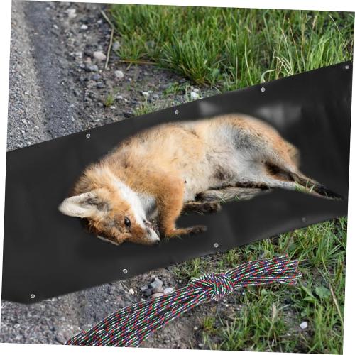 1 Set Utility Dragging Sled for Deer Hunting Heavy Duty Plastic Hauler for Outdoor Use Efficient Gear Transport Durable Design for Various Terrains