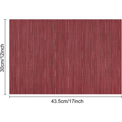 Myir JUN Placemats Set of 8 Kitchen and Dining Table Placemats
