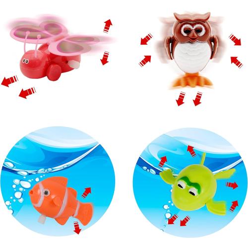 Wind Up Toy,28 Pack Assorted Clockwork Toy Set, Wind Up Animal Party Favors Toy Great Gift for Boys Girls Kids Toddlers(Contents and Color May Vary)