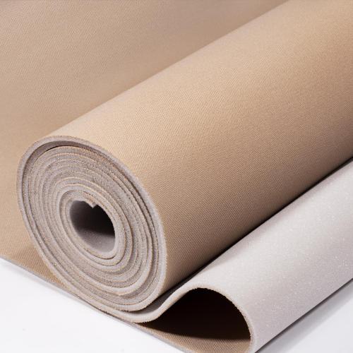 Auto Headliner Fabric 96 L × 60 W Mesh Type with Foam Backing - Tube Packaging - Brown Interior Replacement Material for Car/Truck/SUV/RV Roof - Home Repair/DIY Headliner Material