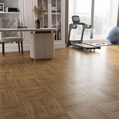 Stickyart Honey Oak Wood Vinyl Flooring Peel and Stick Floor Tiles 36x6 18 PCS Waterproof Waterproof Tile Sticker Vinyl Flooring Self Adhesive Wood Plank Floor Tile for Kitchen Bedroom Living Room