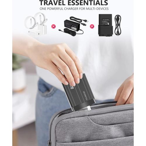 Black 100W USB C Charger Block,4 Ports,Type C GaN Fast Block,Foldable Travel Plug Power Adapter for iPhone iPad Samsung Laptop,Tablets MacBook Pro Charger Replace for 65W 45W
