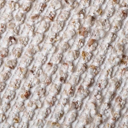 Striped Throw Pillow Covers 18x18 Set of 2 Beige Textured Boucle Chic Morden Boho Accent Farmhouse Square Decorative Couch Pillow Covers for Home Decor Bed Sofa Living Room