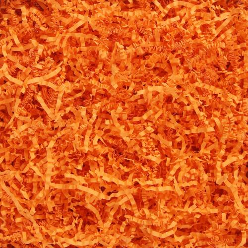 LOMIMOS 250g/8.8oz Halloween Orange Raffia Paper Confetti Shred,for Thanksgiving Day Gift Wrapping Craft DIY Packaging Filling Party Decoration