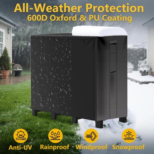 4ft Amagabeli  Firewood Log Rack with Cover Outdoor Heavy Duty Firewood Rack With Weather Resistant 600D Oxford Fabric Cover Indoor Outdoor Wood Racks for Fire Wood Holder