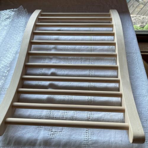 Sauna Backrest Ergonomic S-Shape Support Backrest, Canadian Hemlock Wood Sauna Accessories for Barrel and Infrared Sauna, Pack of 1, Small, 13 W*20.47 H