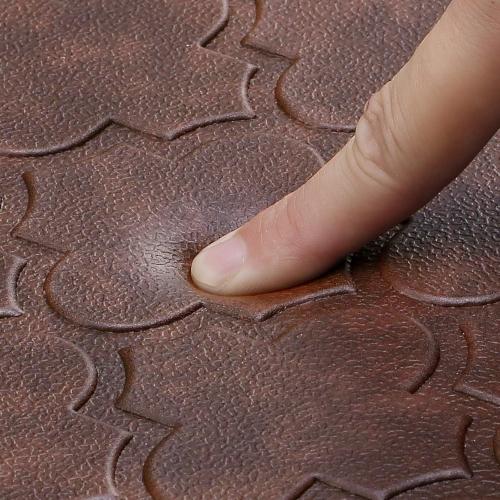WISELIFE Kitchen Mat Cushioned Anti Fatigue Floor Mat,17.3x28, Thick Non Slip Waterproof Kitchen Rugs and Mats,Heavy Duty Foam Standing Mat for Kitchen,Floor,Home,Desk,Sink, Brown