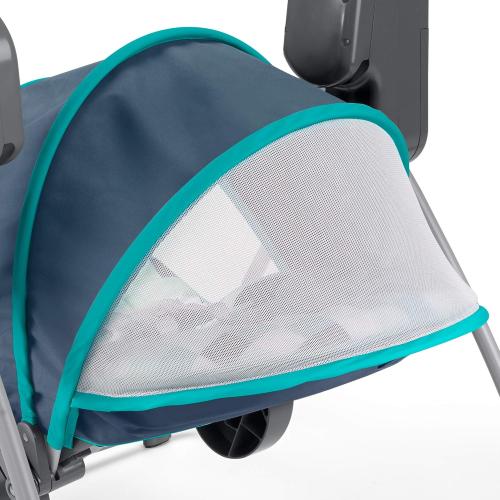 Fisher-Price On-the-Go Swing – Pixel Forest, baby seat with canopy that easily folds for travel