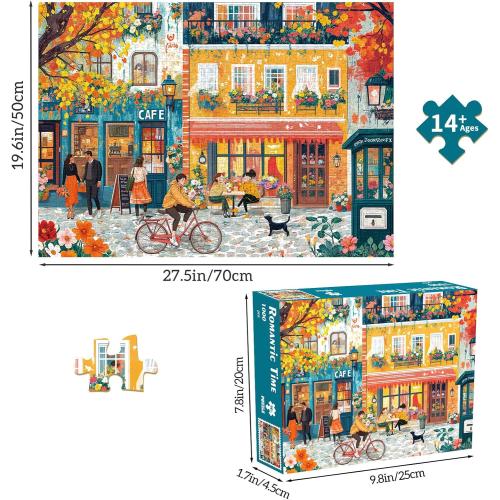 Jigsaw Puzzles for Adults 1000 Pieces, Interlock Perfectly No Dust, Impossible Difficult Hard Fun 1000 Piece Jigsaw Puzzles for Adults-1:1 Poster-Romantic Time