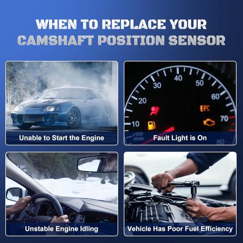 Set of 2 Camshaft Position Sensor Compatible with BMW 128i 135i 325i 328i 330i 335i 528i 535i 550i 650i 750i X3 X5 X6 Z4 2007-2011 Replaces 13627525014, 13627546660, 13627558518