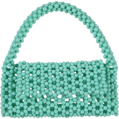 YUSHINY Candy Color Acrylic Beaded Hollow Handbag Evening Clutch Triangle Bags for Wedding Party