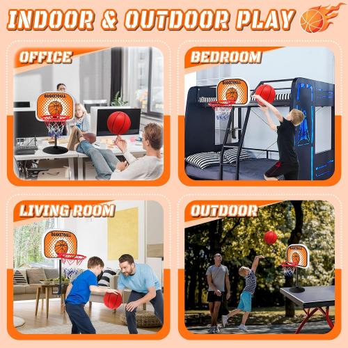 Toddler Basketball Hoop Indoor, Basketball Hoop for Kids Mini Kids Hoops for Outdoor Indoor Goal for Sport Toys Christmas Birthday Gift