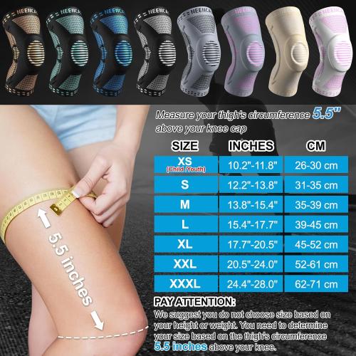 NEENCA Professional Knee Brace, Compression Knee Support with Patella Gel Pad & Side Stabilizers, Medical Knee Sleeve for Pain Relief, ACL,PCL, Meniscus, Injury Recovery, Arthritis, Sports, Workout...